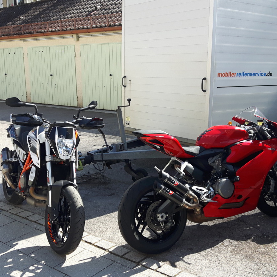 Vor Ort Räderwechsel