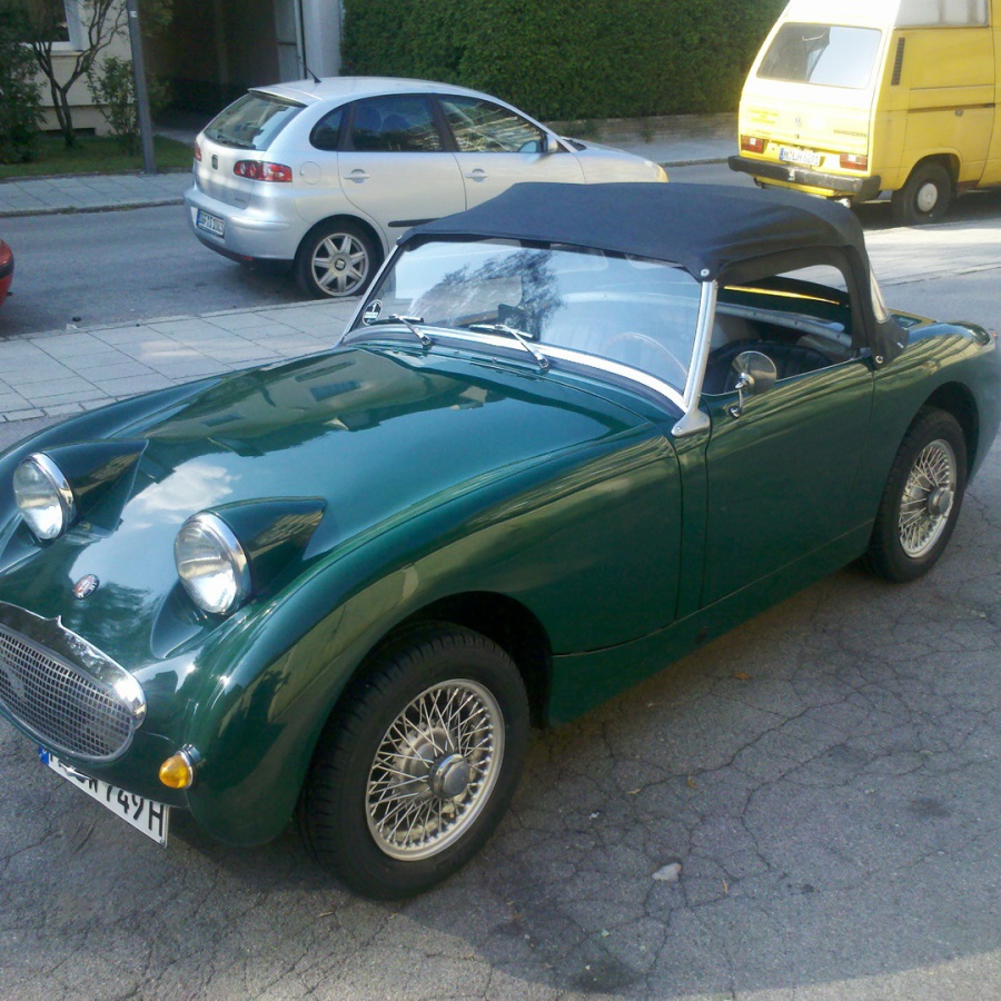 Austin Healey Reifenmontage